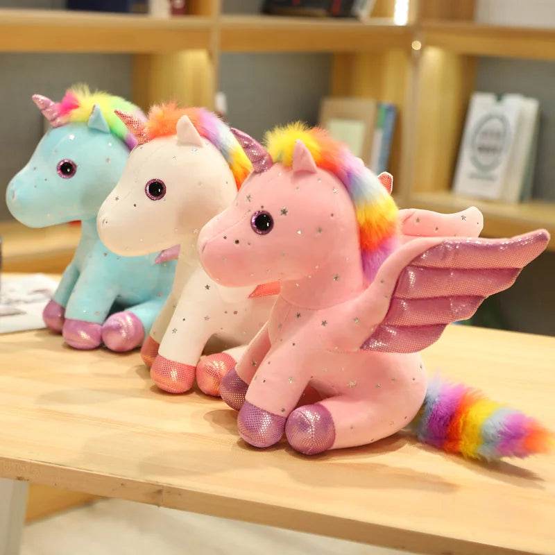 Soft Plush Toy Angel Unicorn Pillow For Girls Gift Decor - ToylandEU
