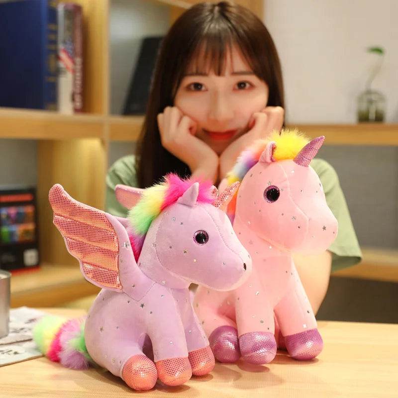 Soft Plush Toy Angel Unicorn Pillow For Girls Gift Decor - ToylandEU
