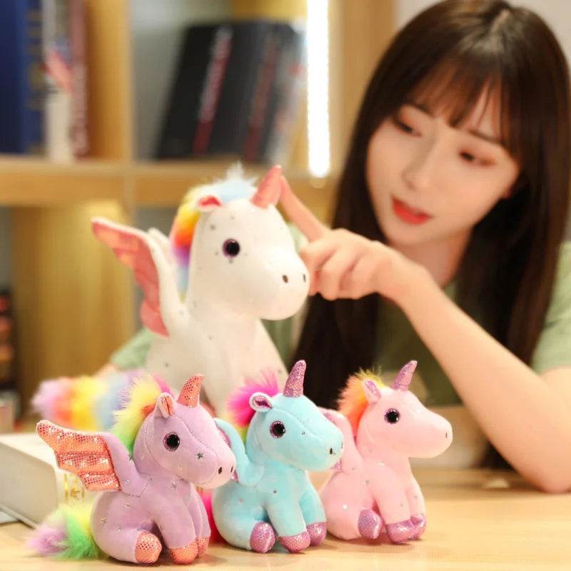 Soft Plush Toy Angel Unicorn Pillow For Girls Gift Decor - ToylandEU