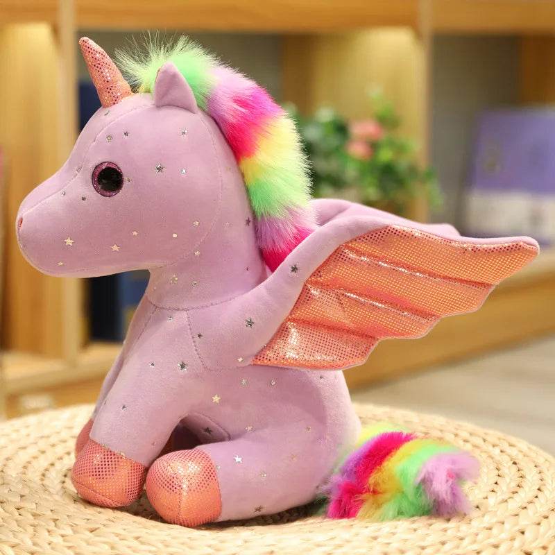 Soft Plush Toy Angel Unicorn Pillow For Girls Gift Decor - ToylandEU