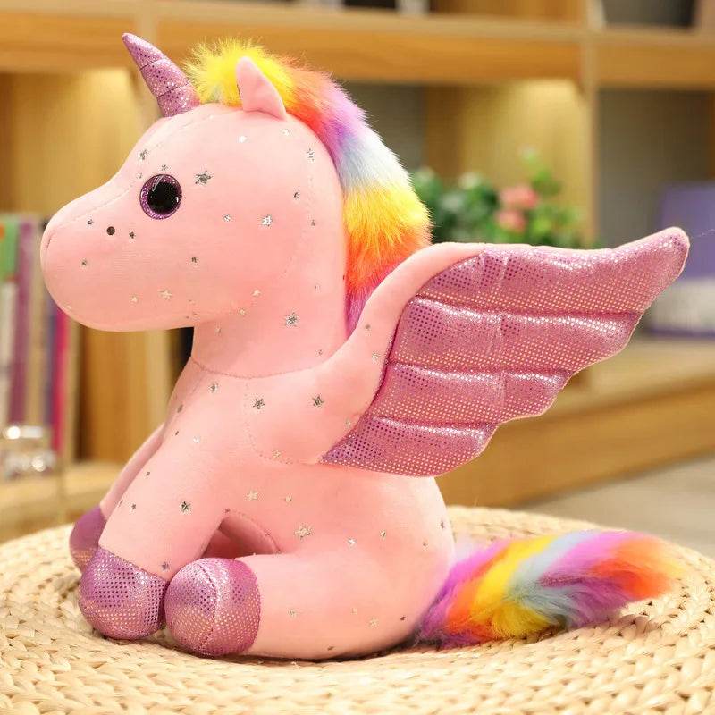 Soft Plush Toy Angel Unicorn Pillow For Girls Gift Decor - ToylandEU
