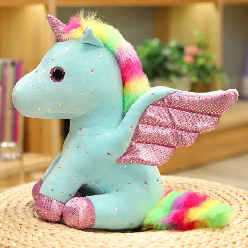 Soft Plush Toy Angel Unicorn Pillow For Girls Gift Decor - ToylandEU