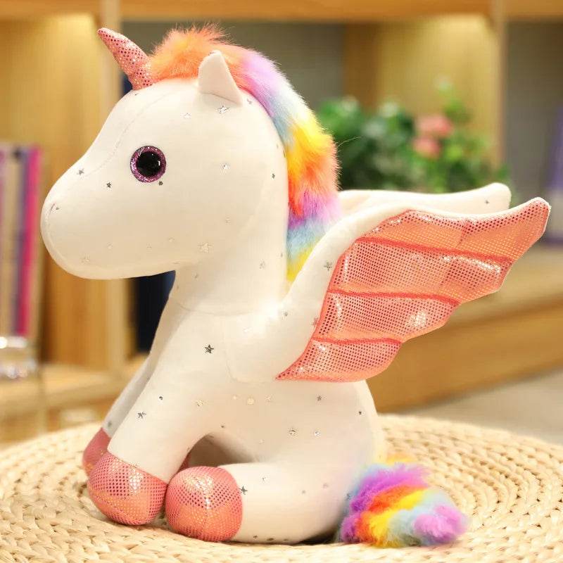 Soft Plush Toy Angel Unicorn Pillow For Girls Gift Decor - ToylandEU