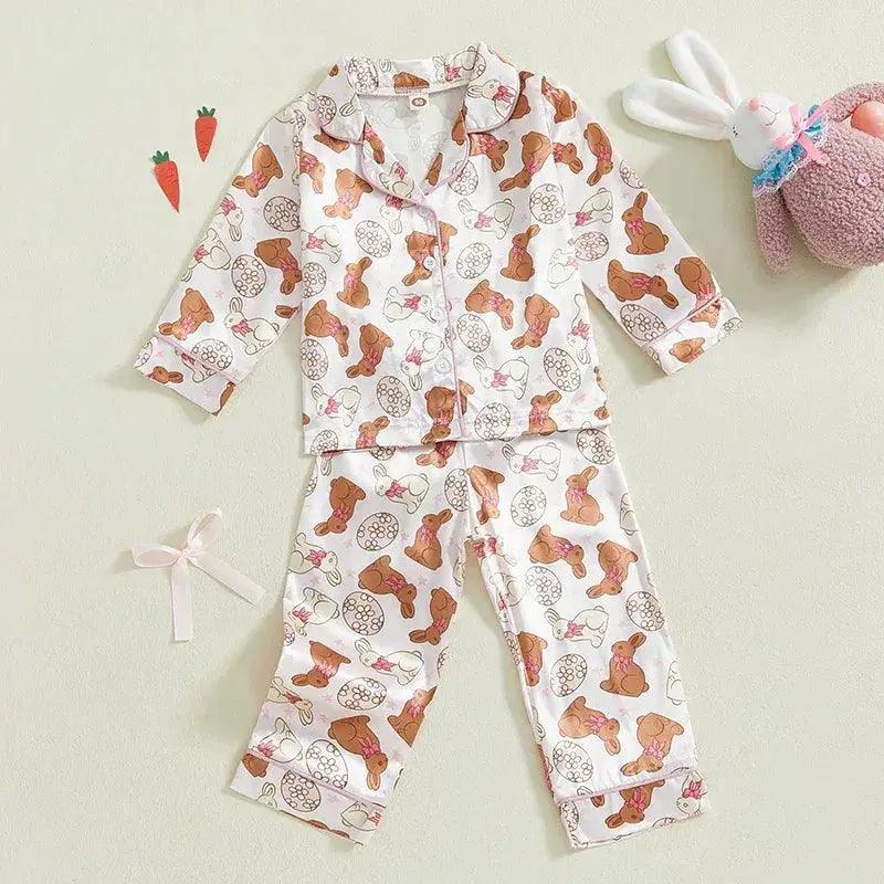  Soft Satin Pajama Set 2 Piece Toddler Easter Toyland EU -  ToylandEU™