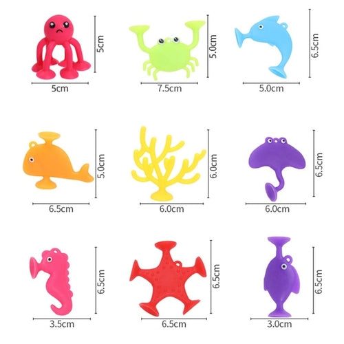 Animal Shape Silicone Suction Building Blocks Toy for Kids ToylandEU.com Toyland EU