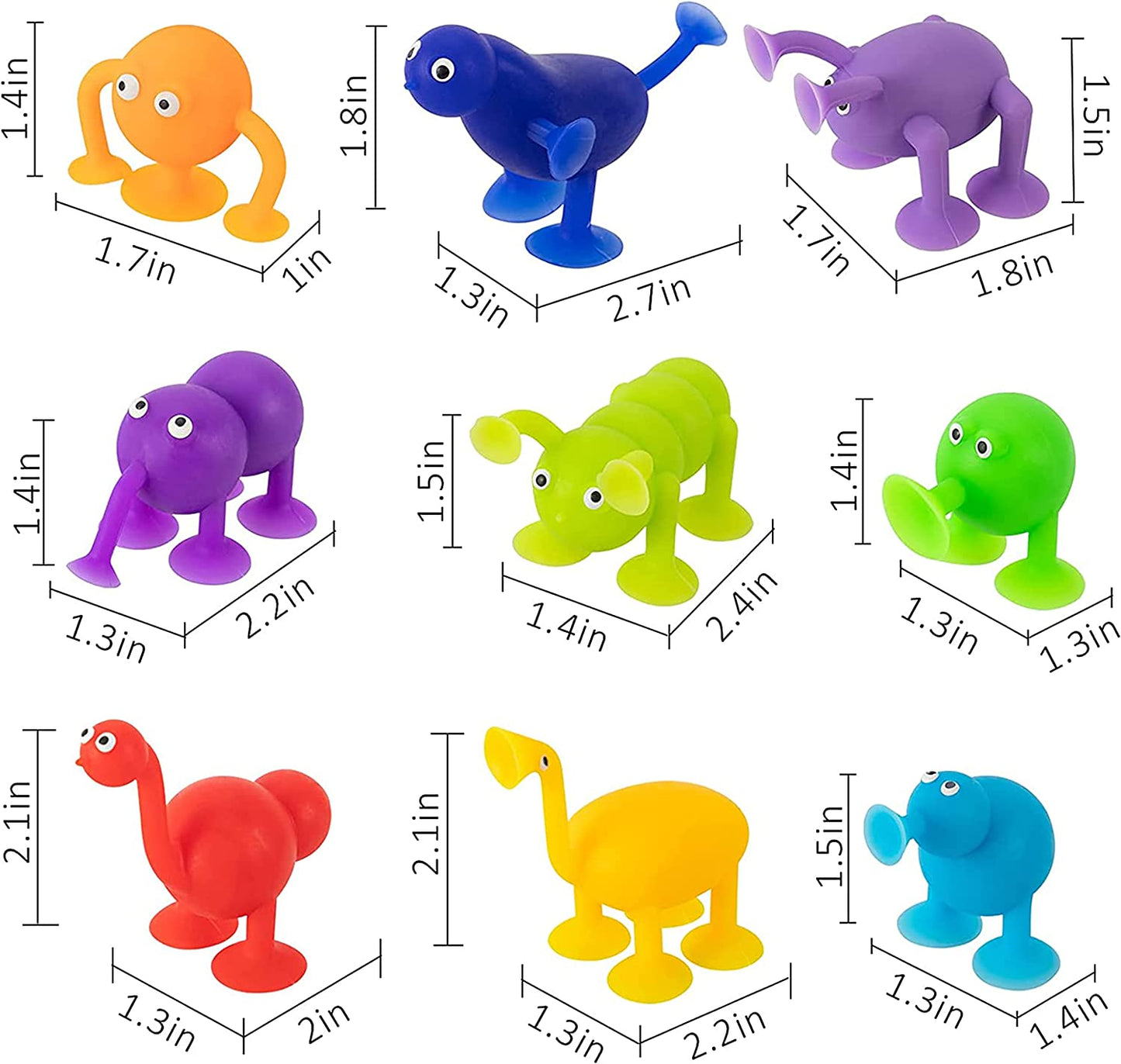 Animal Shape Silicone Suction Building Blocks Toy for Kids - ToylandEU