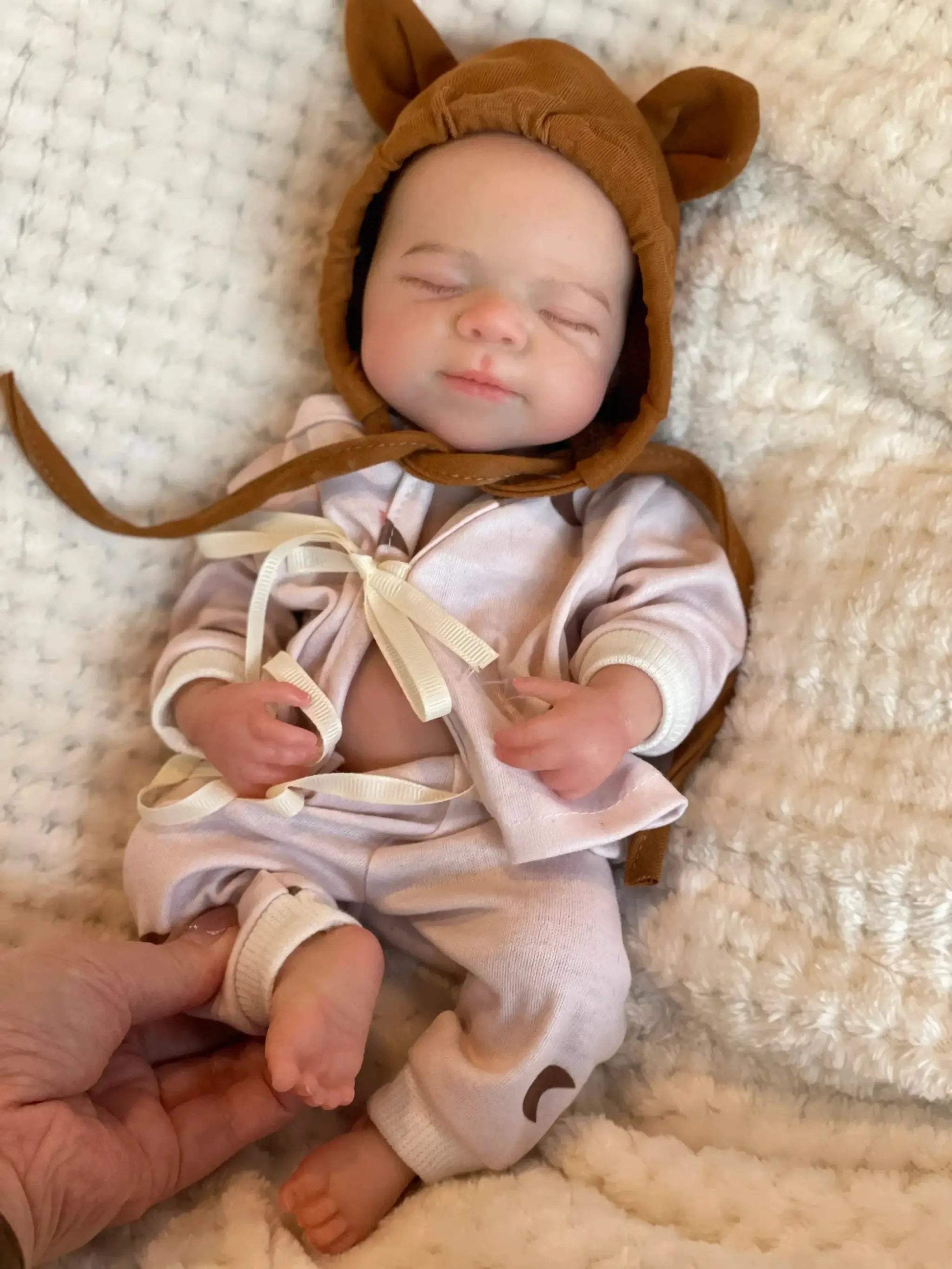  Soft Silicone Reborn Baby Doll Educational 13 Inch -  ToylandEU™