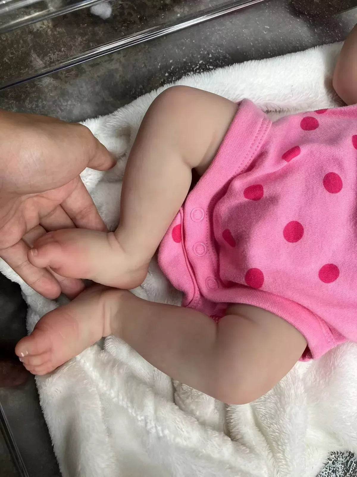 Soft Silicone Reborn Doll Open Mouth 18 Inch For Girls - ToylandEU