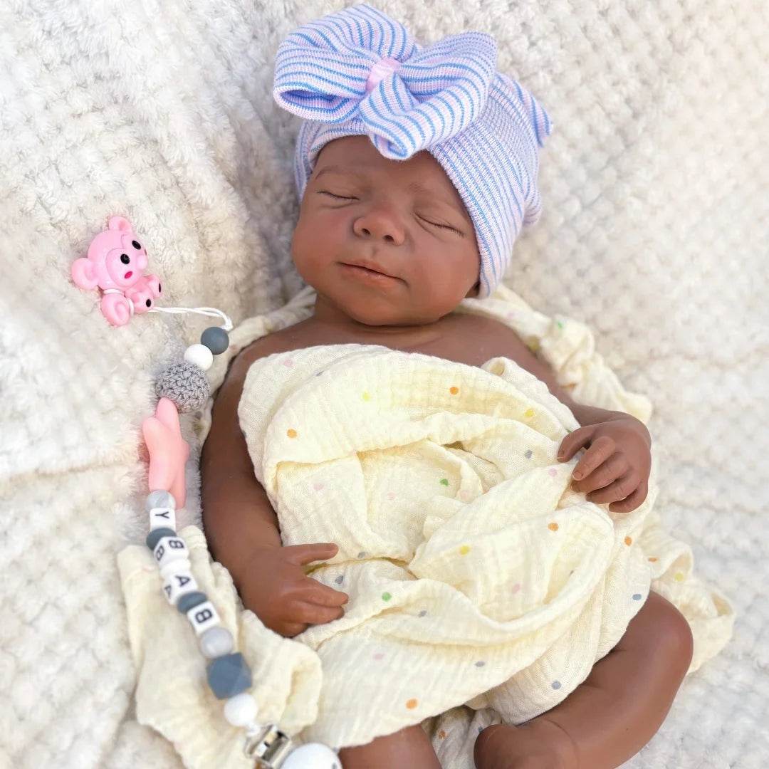 Soft Silicone Reborn Doll Open Mouth 18 Inch For Girls - ToylandEU