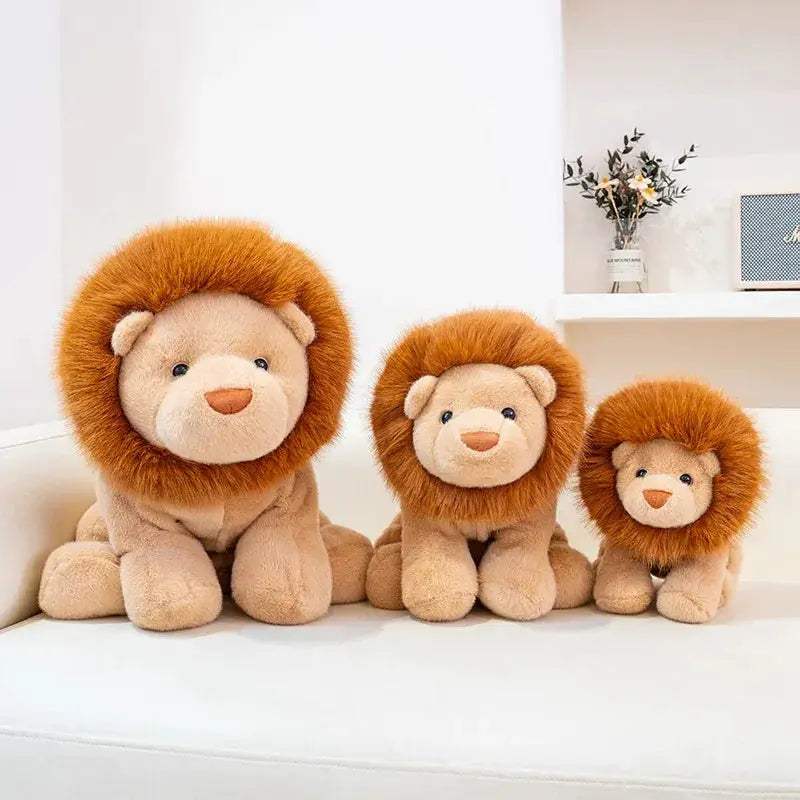 Soft Sitting Lion Plush Toy Pillow For Sweet Gift Kids - ToylandEU