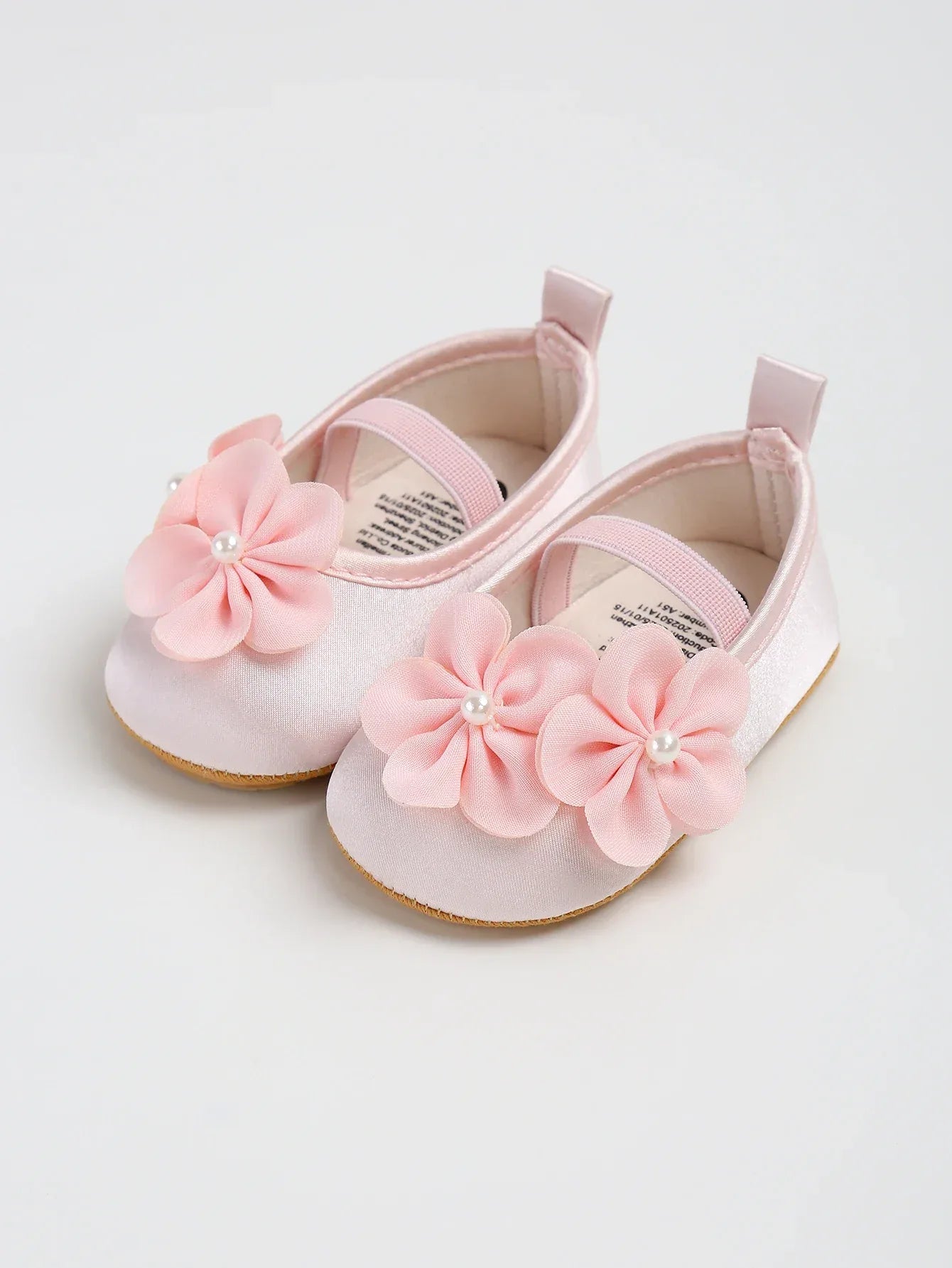 Soft Sole Baby Shoes First Walkers With Pearl Flower - ToylandEU
