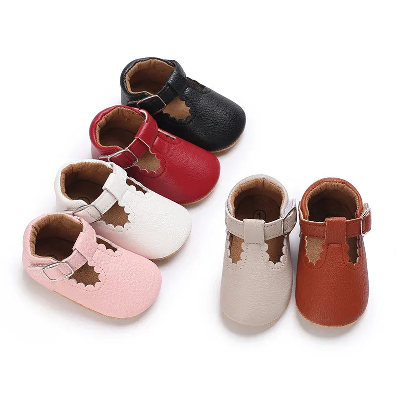 Soft Sole Baby Shoes For First Walkers With Adorable Bow - ToylandEU