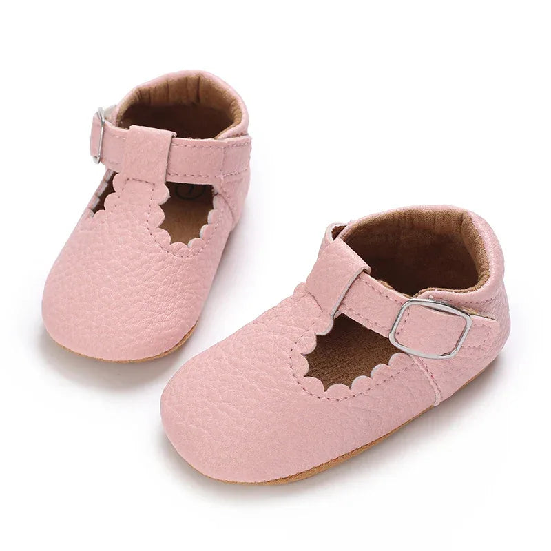 Soft Sole Baby Shoes For First Walkers With Adorable Bow - ToylandEU