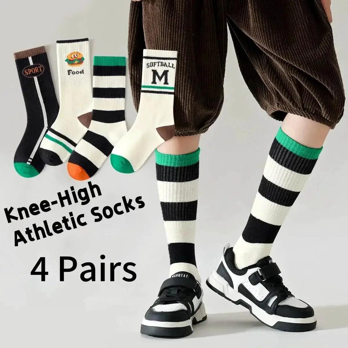  Soft Striped Cotton Knee Socks Toyland EU -  ToylandEU™