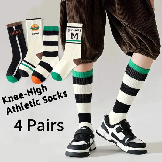  Soft Striped Cotton Knee Socks Toyland EU -  ToylandEU™