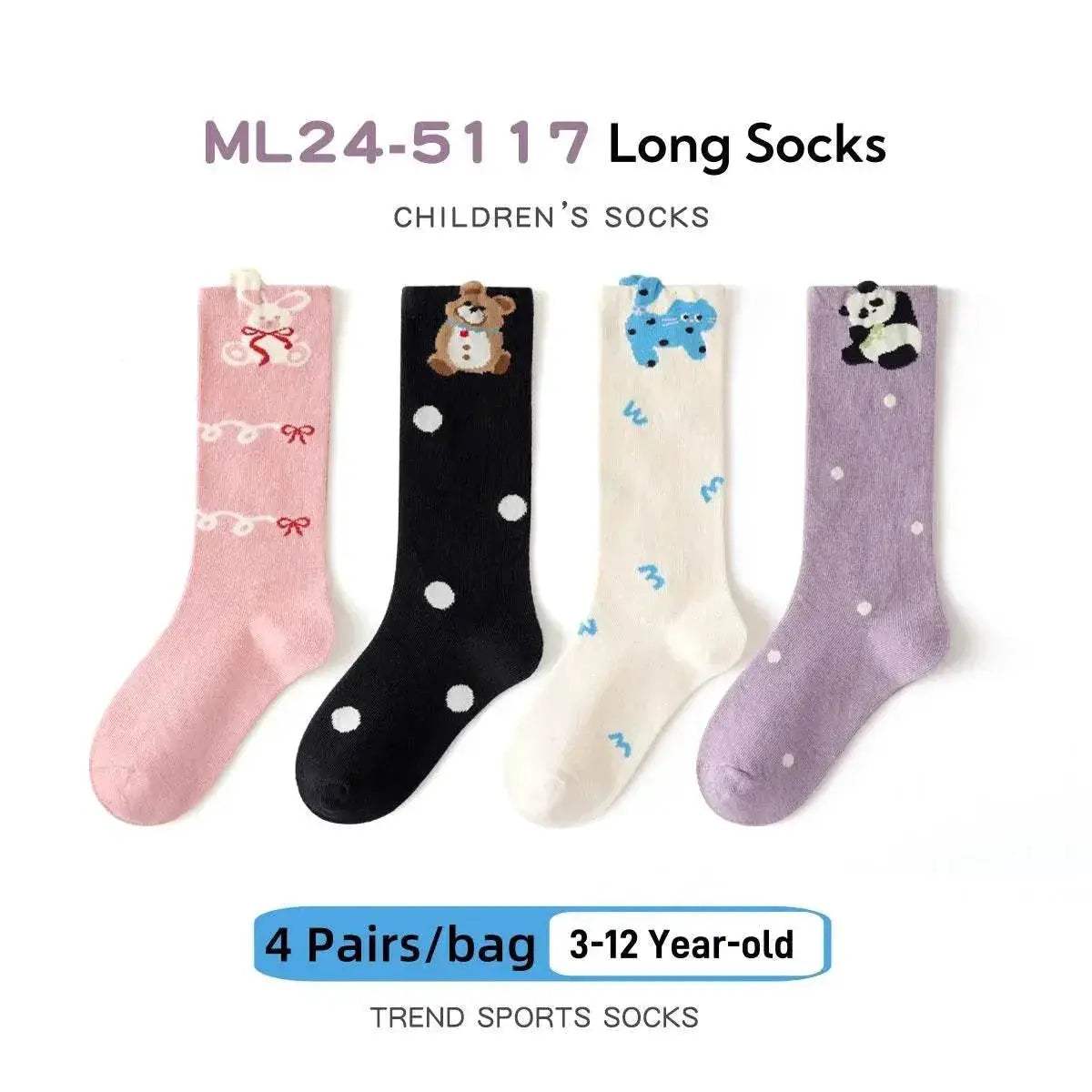  Soft Striped Cotton Knee Socks Toyland EU -  ToylandEU™