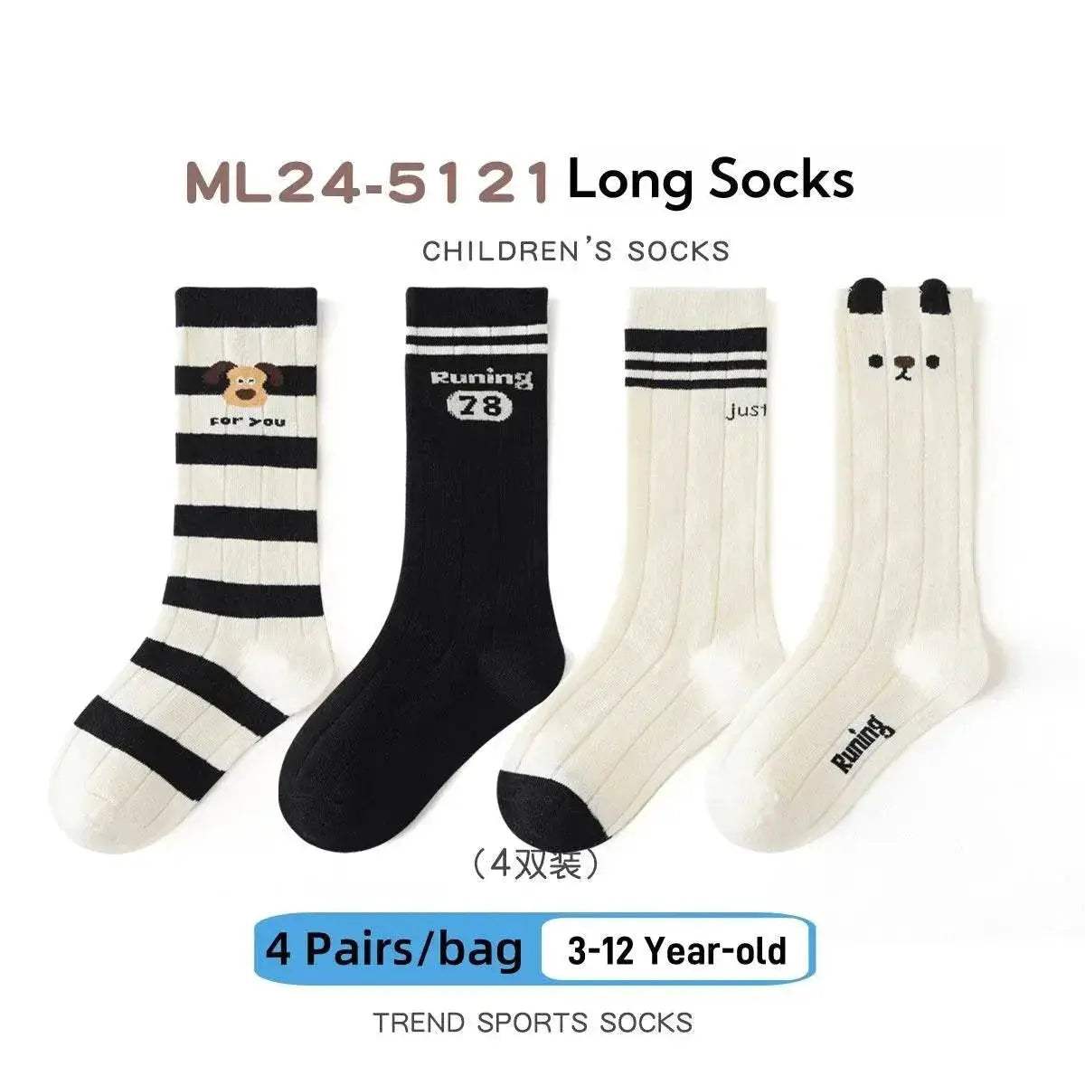  Soft Striped Cotton Knee Socks Toyland EU -  ToylandEU™