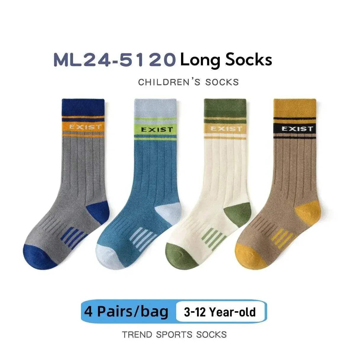  Soft Striped Cotton Knee Socks Toyland EU -  ToylandEU™