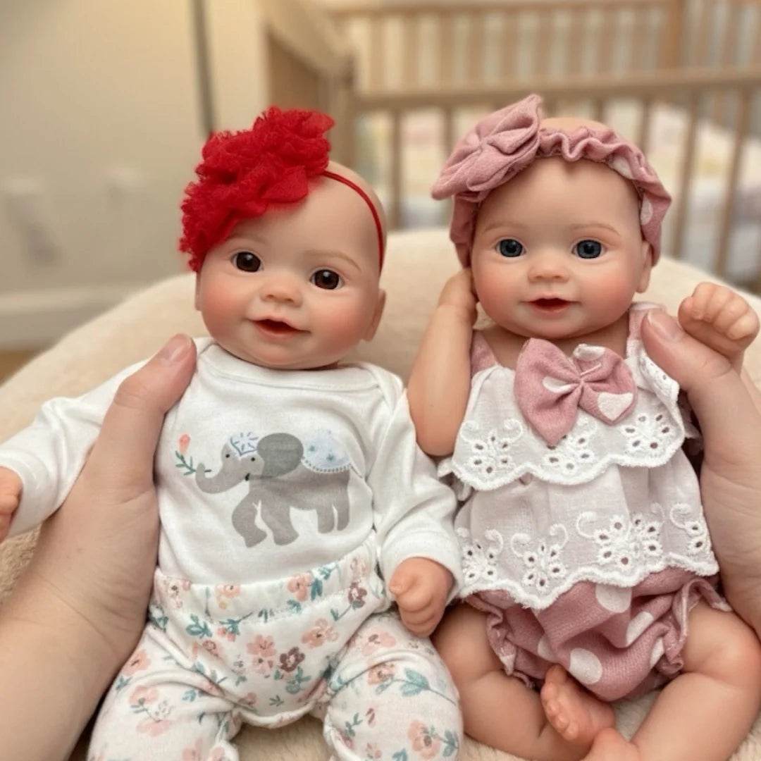 Soft Touch Reborn Silicone Dolls Open Mouth For Collectors - ToylandEU