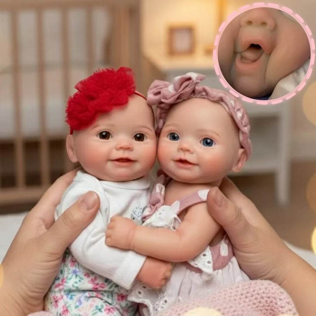 Soft Touch Reborn Silicone Dolls Open Mouth For Collectors - ToylandEU