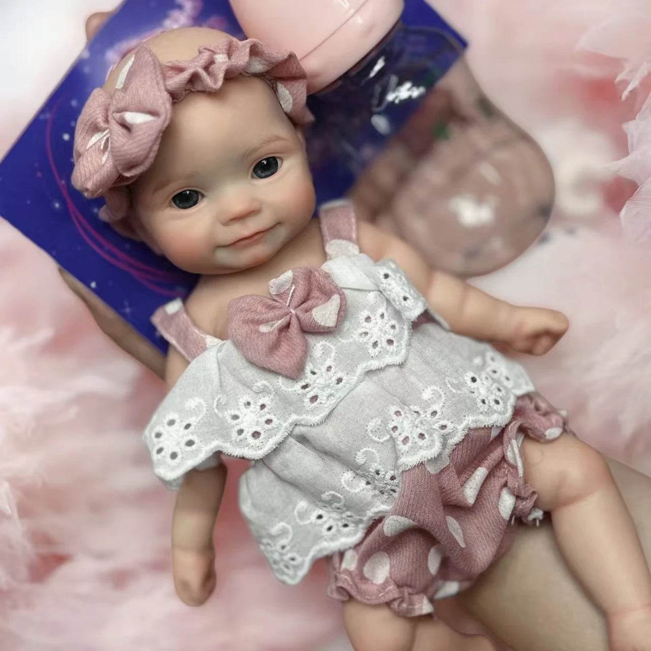 Soft Touch Reborn Silicone Dolls Open Mouth For Collectors - ToylandEU