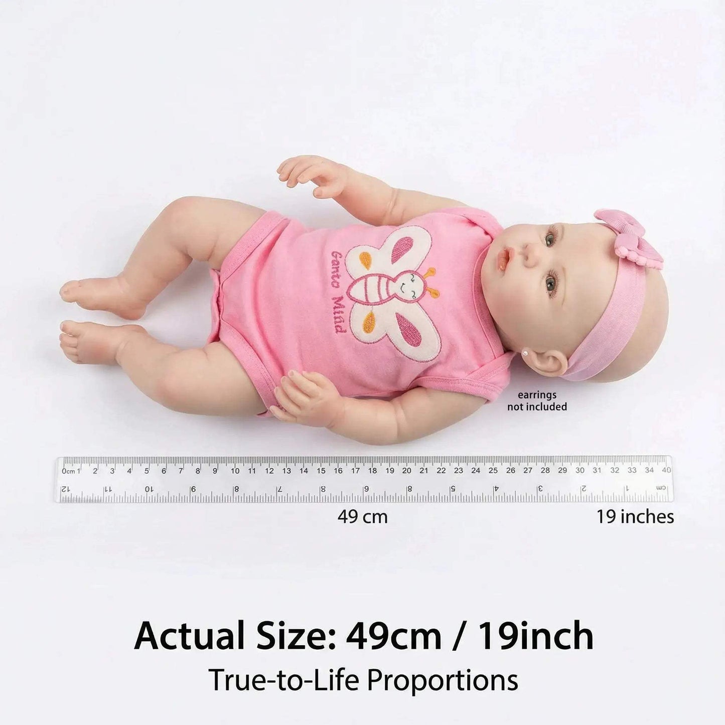  Soft Vinyl Reborn Doll 19 Inch Full Body Abigail Gift -  ToylandEU™