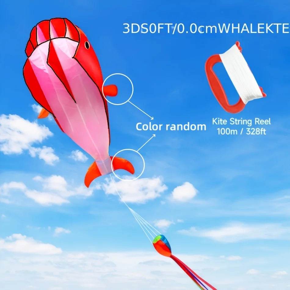 Soft Whale Kite Anti Tear For Beach Enthusiasts Outdoor Fun - ToylandEU