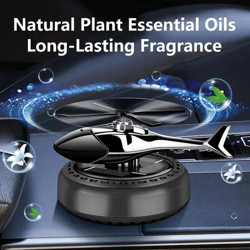 Solar Car Air Freshener Aromatherapy Diffuser With Wood Finish - ToylandEU