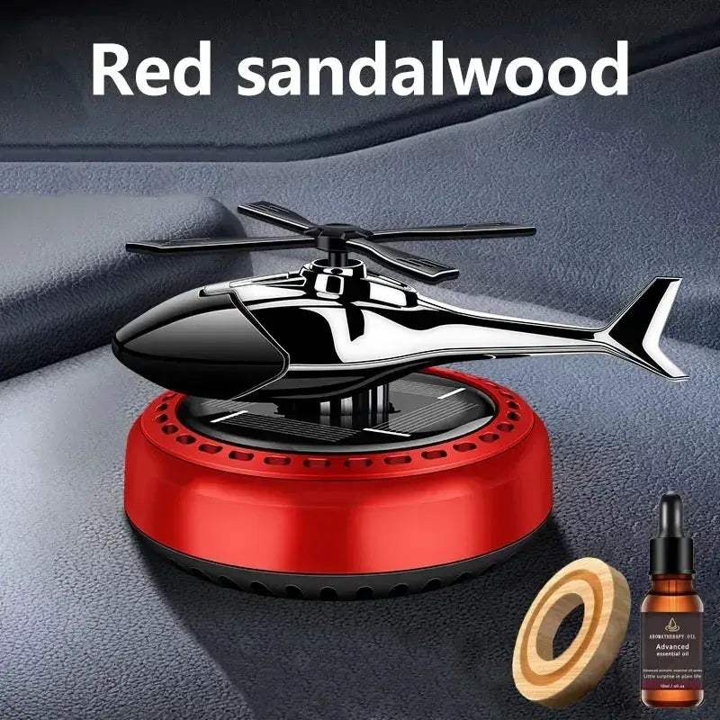 Solar Car Air Freshener Aromatherapy Diffuser With Wood Finish - ToylandEU