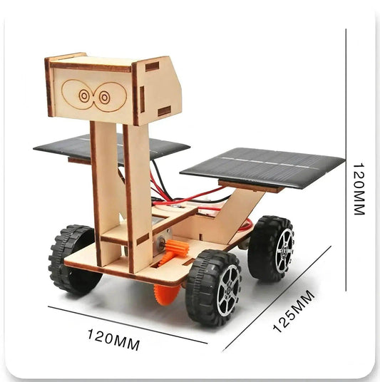  Solar Car Lunar Exploration Vehicle Children’s DIY Hand-Assembled 3D Wooden Puzzle Science and Education Toys -  ToylandEU™