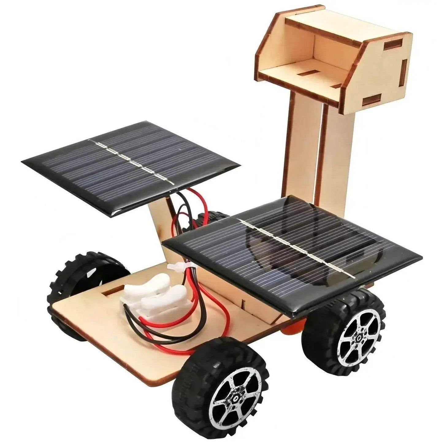 Solar Car Lunar Exploration Vehicle Children’s DIY Hand-Assembled 3D Wooden Puzzle Science and Education Toys - ToylandEU
