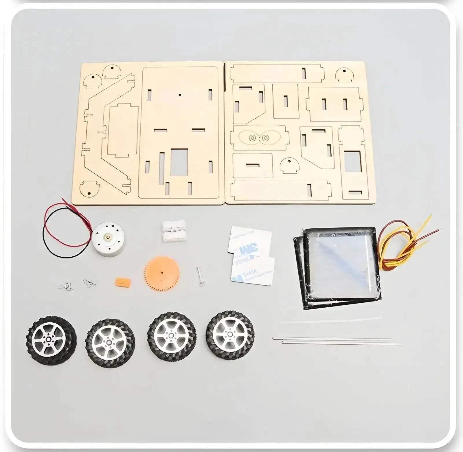 Solar Car Lunar Exploration Vehicle Children’s DIY Hand-Assembled 3D Wooden Puzzle Science and Education Toys - ToylandEU