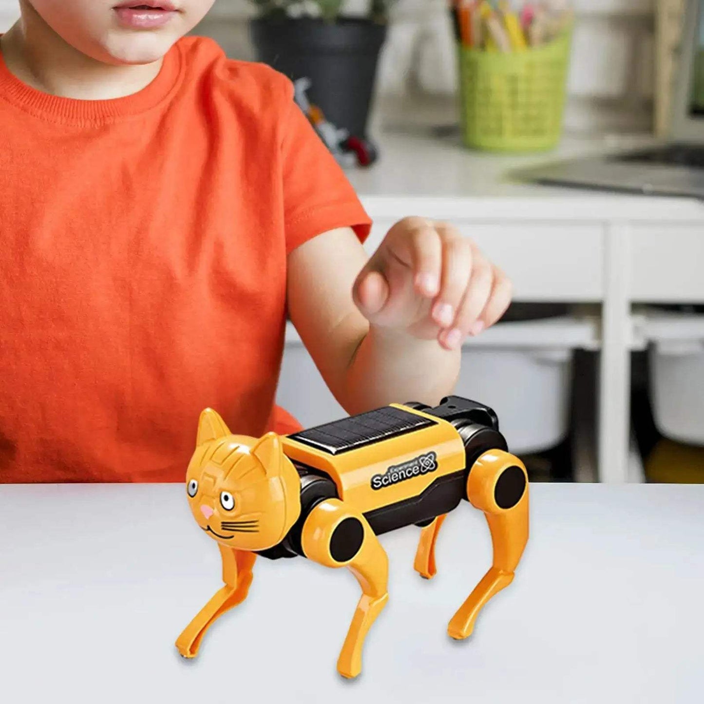 Solar DIY Mechanical Dog Cat Toy Educational Kit For Kids - ToylandEU