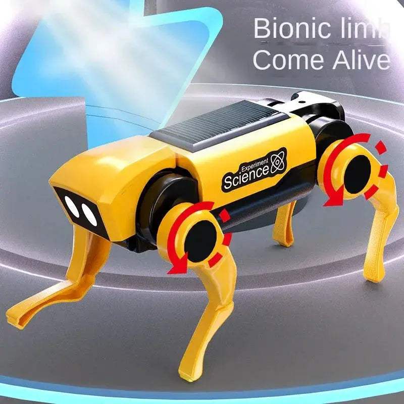 Solar DIY Mechanical Dog Cat Toy Educational Kit For Kids - ToylandEU