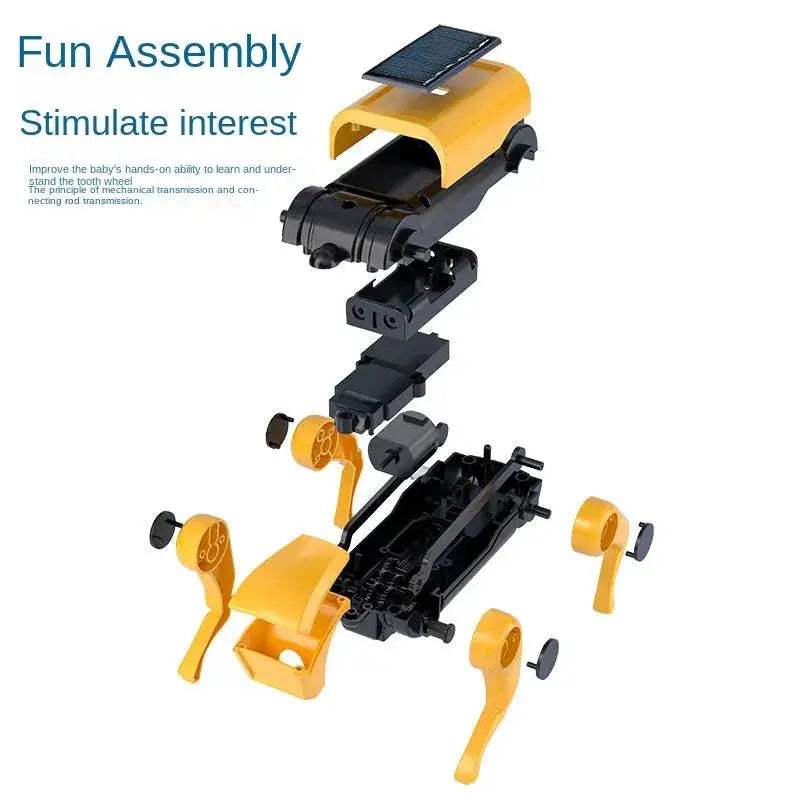 Solar DIY Mechanical Dog Cat Toy Educational Kit For Kids - ToylandEU