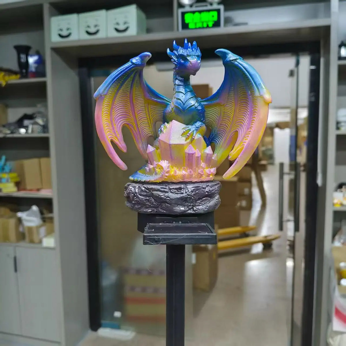 Solar Dragon Garden Light | Waterproof Resin Figurine | Toylandeu™