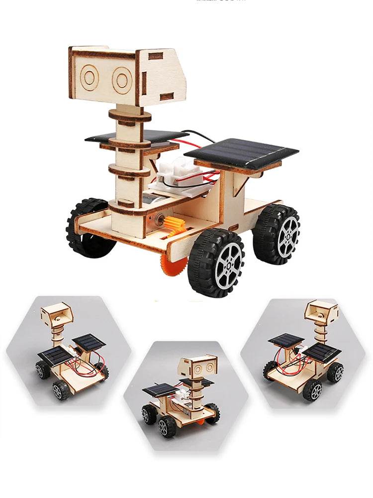 Solar Energy Lunar Robot Kids Science Toys DIY STEM Physics Learning Kit Educational Teaching Aids - ToylandEU