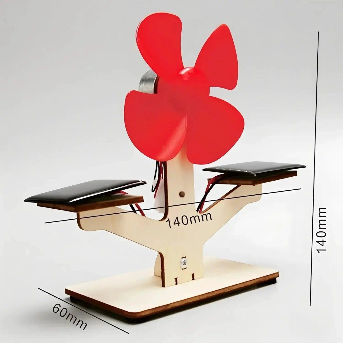  Solar Fan DIY Kit For Kids Wooden Puzzle Education Toy -  ToylandEU™