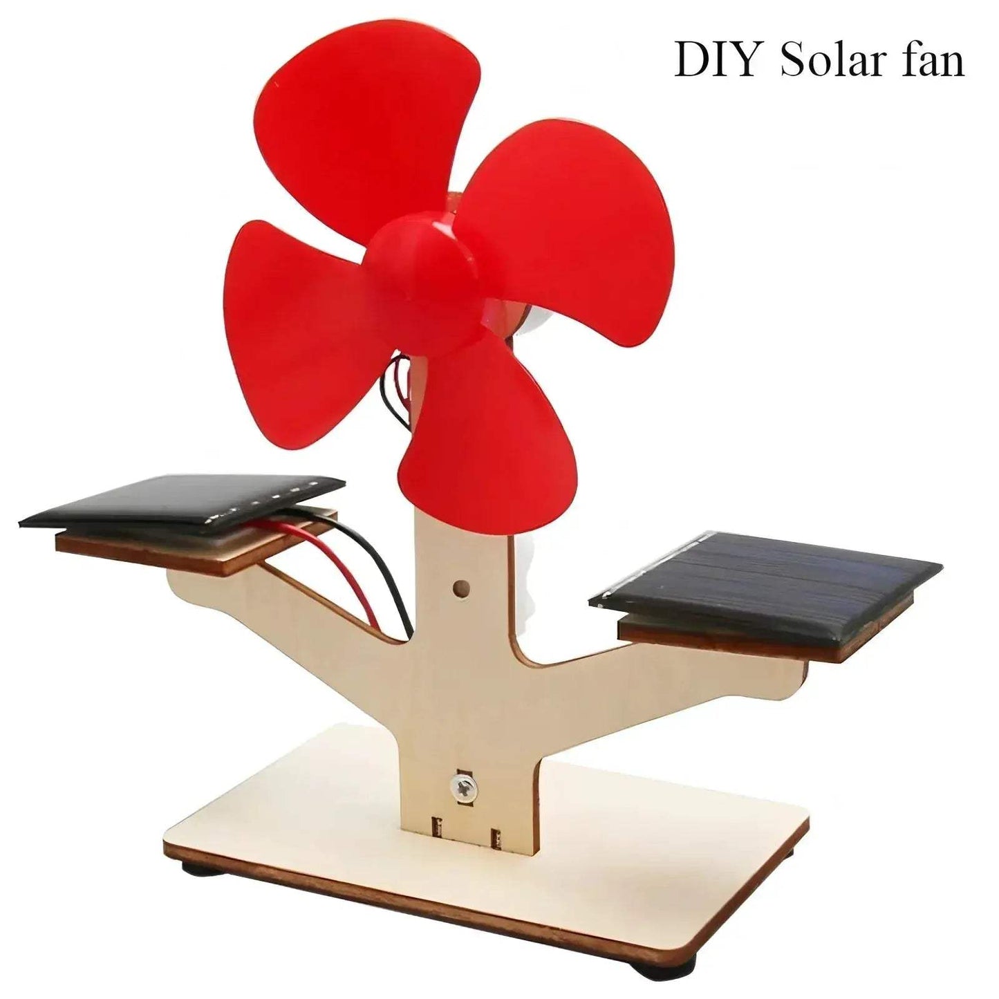 Solar Fan DIY Wood Puzzle Kit For Kids Education Learning - ToylandEU