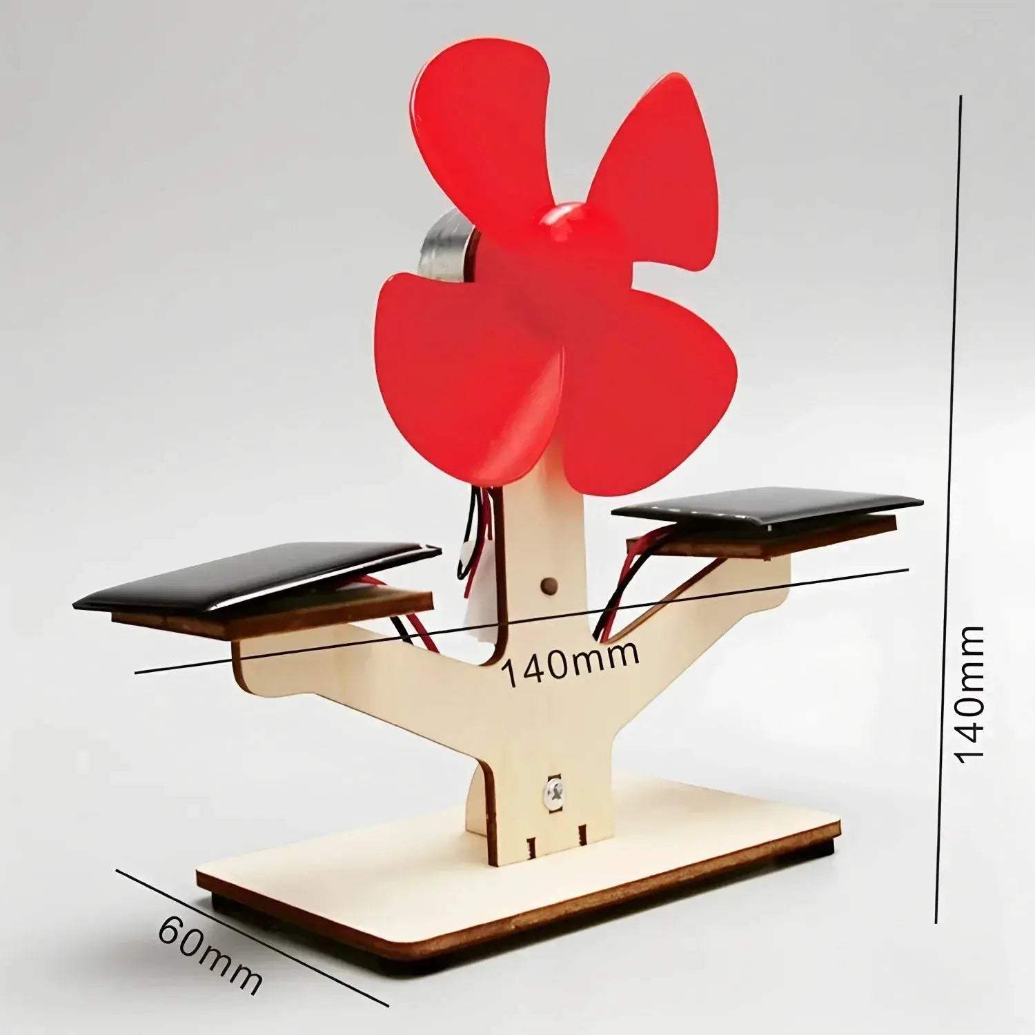 Solar Fan DIY Wood Puzzle Kit For Kids Education Learning - ToylandEU