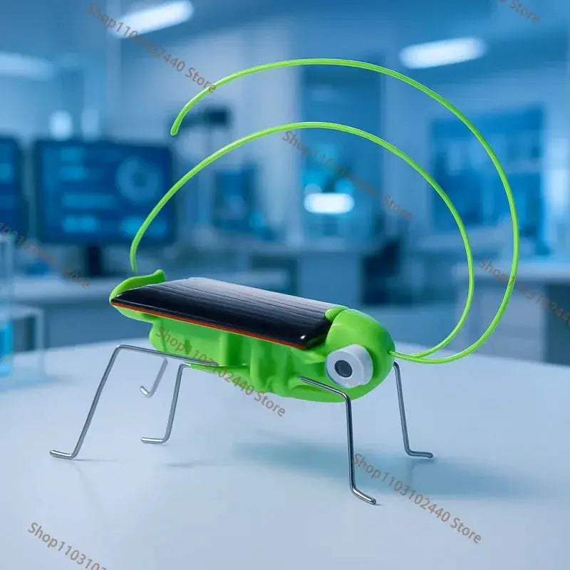 Solar Grasshopper Toy Robotic Insect For Kids No Batteries Needed - ToylandEU