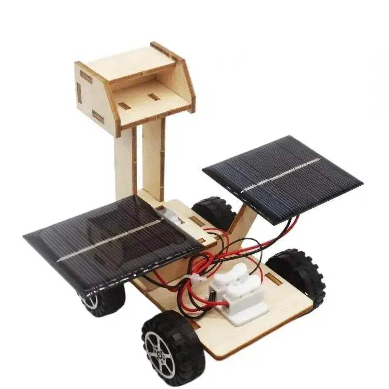 Solar Lunar Exploration Vehicle Children's DIY Hand Assembled Model Pediatric Science Technology Small Production Kit - ToylandEU