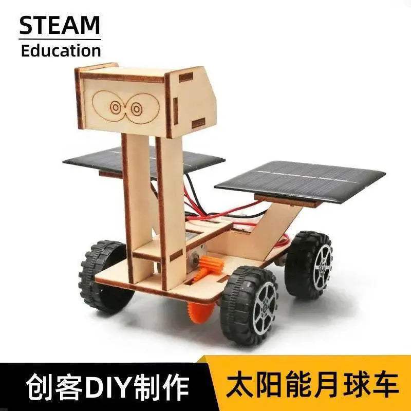 Solar Lunar Exploration Vehicle Children's DIY Hand Assembled Model Pediatric Science Technology Small Production Kit - ToylandEU