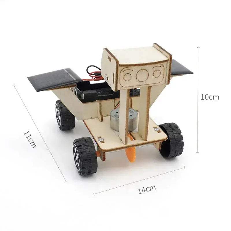 Solar Lunar Rover Wood DIY Educational Toy Kit For Kids - ToylandEU