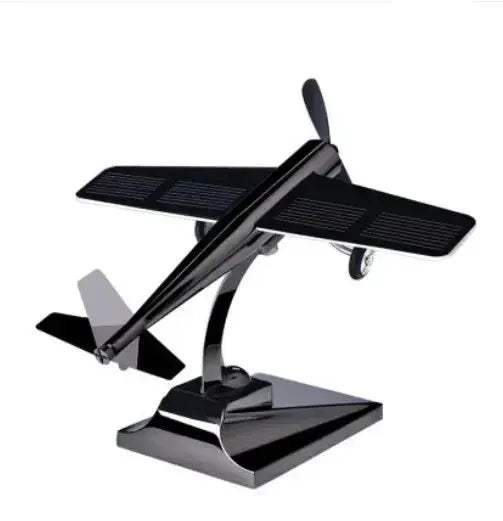 Solar Plane Model Kit With Dual Power And LED Lights - ToylandEU