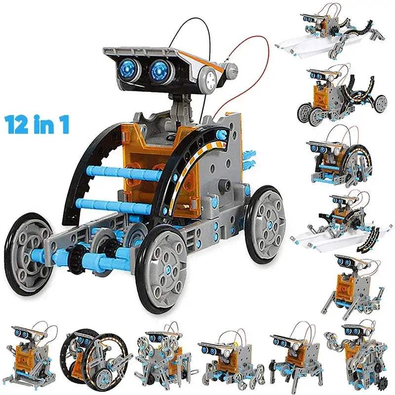 Solar Powered 12 In 1 Scientific Robot Kit For Kids - ToylandEU