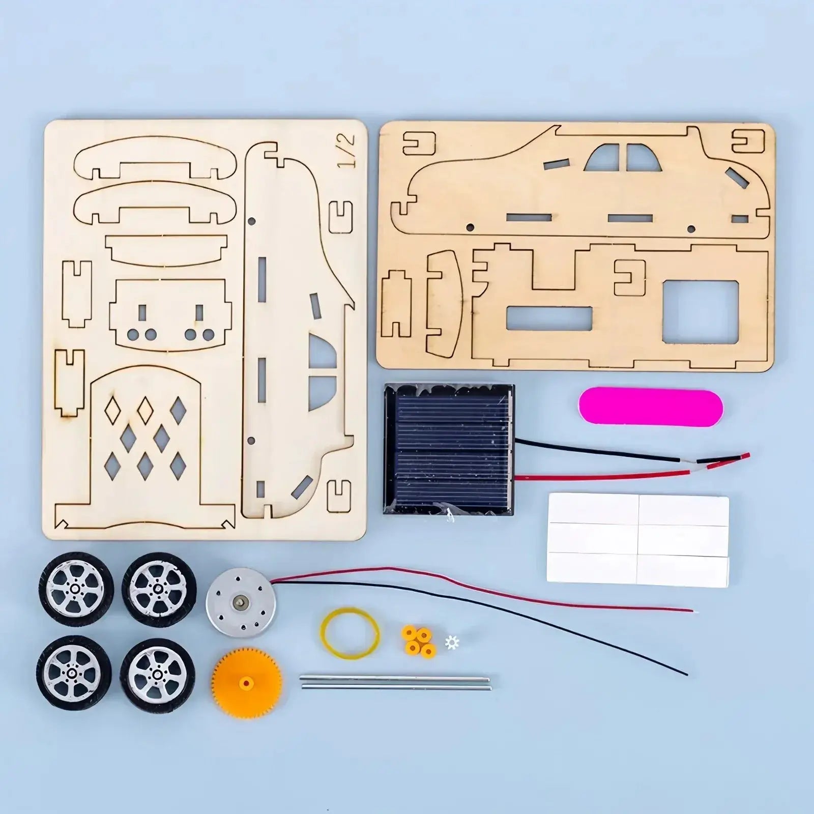 Solar Powered Car DIY Kit For Kids Educational STEM Toy - ToylandEU