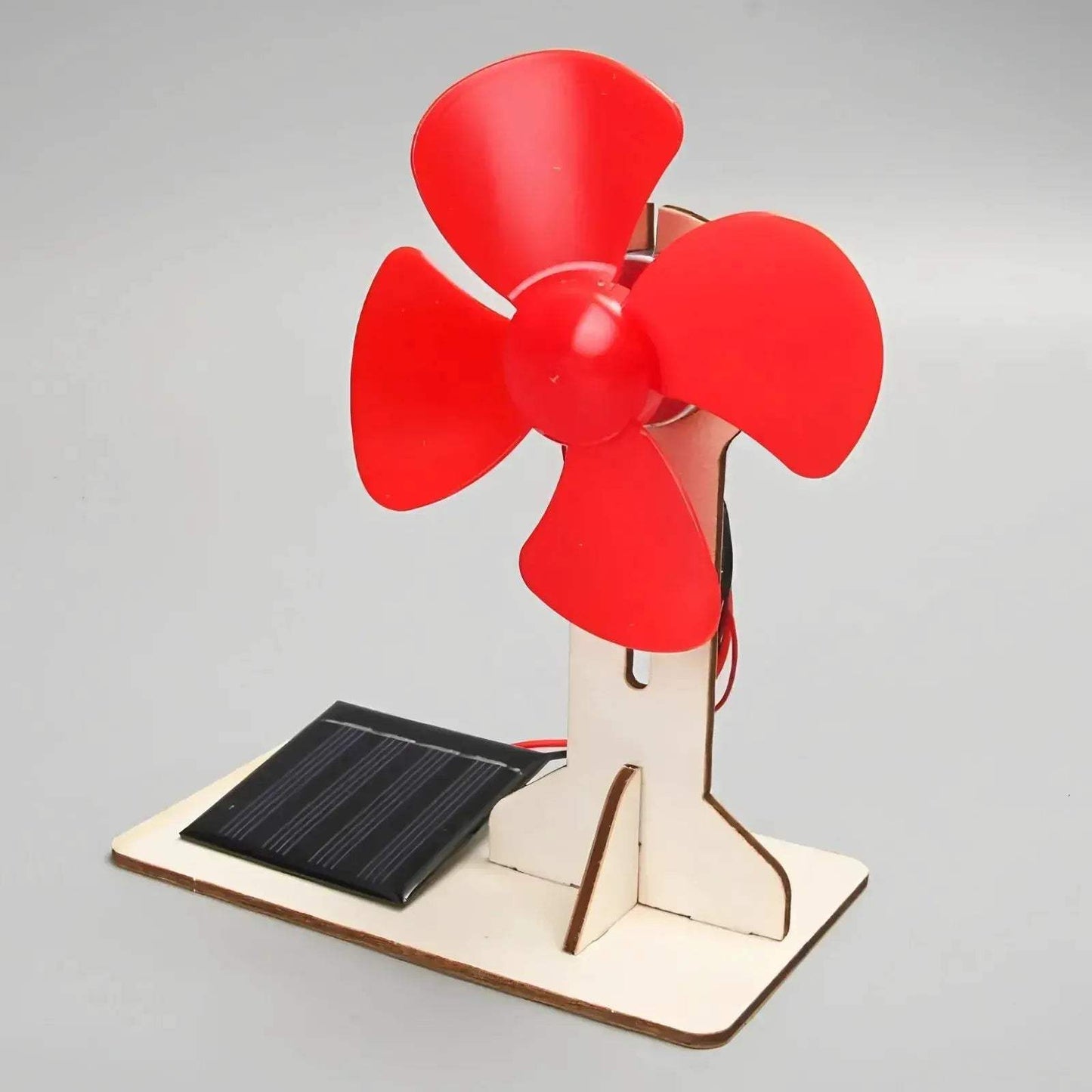 Solar Powered DIY Fan Toy for Kids Educational Wooden Puzzle - ToylandEU