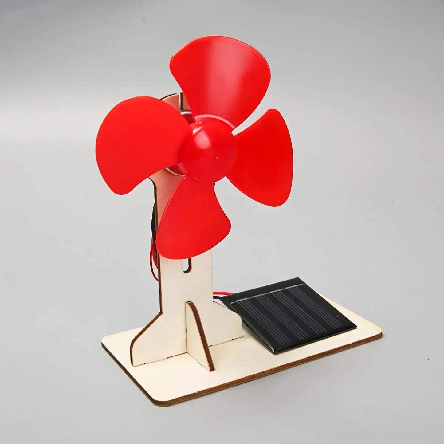Solar Powered DIY Fan Toy for Kids Educational Wooden Puzzle - ToylandEU