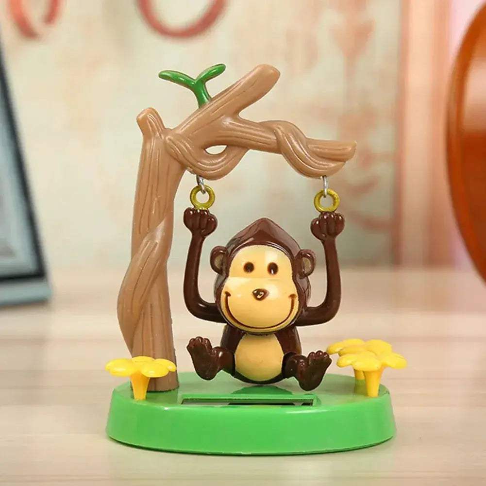 Solar Powered Dancing Monkey Toy For Car Dashboard Decoration - ToylandEU